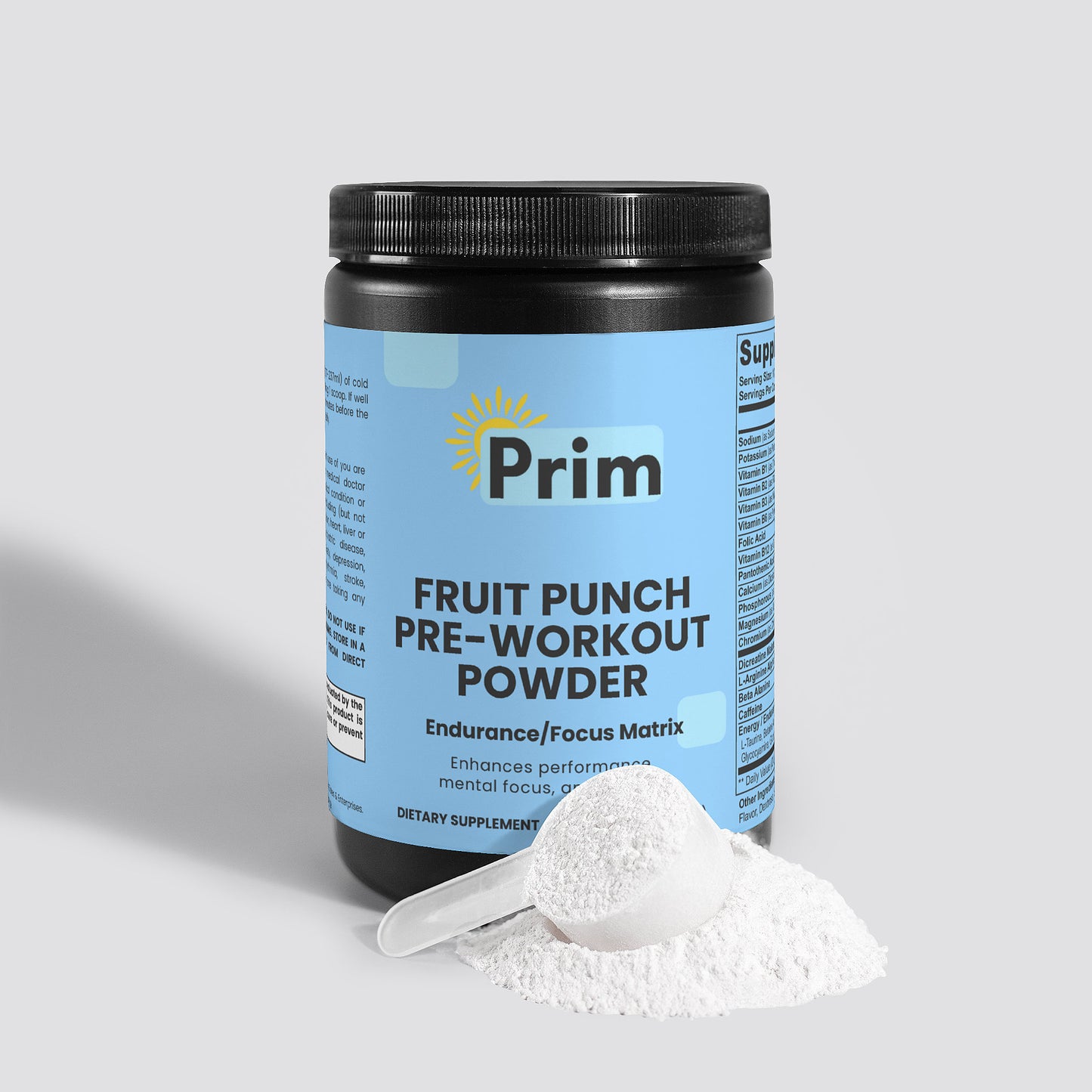 Pre-Workout Powder (Fruit Punch) Endurance/Focus Matrix